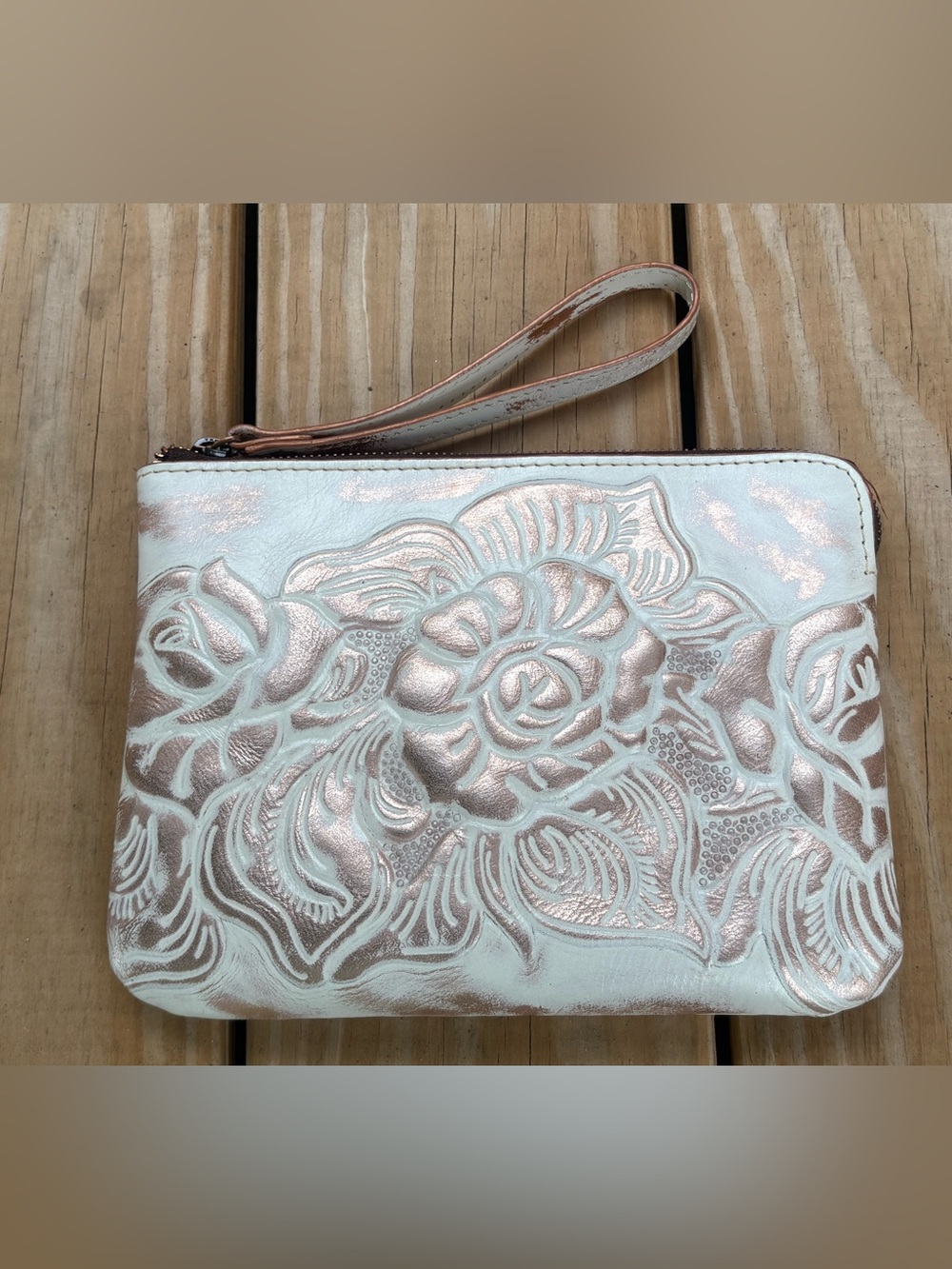 Patricia Nash Cassini Clutch Ivory
